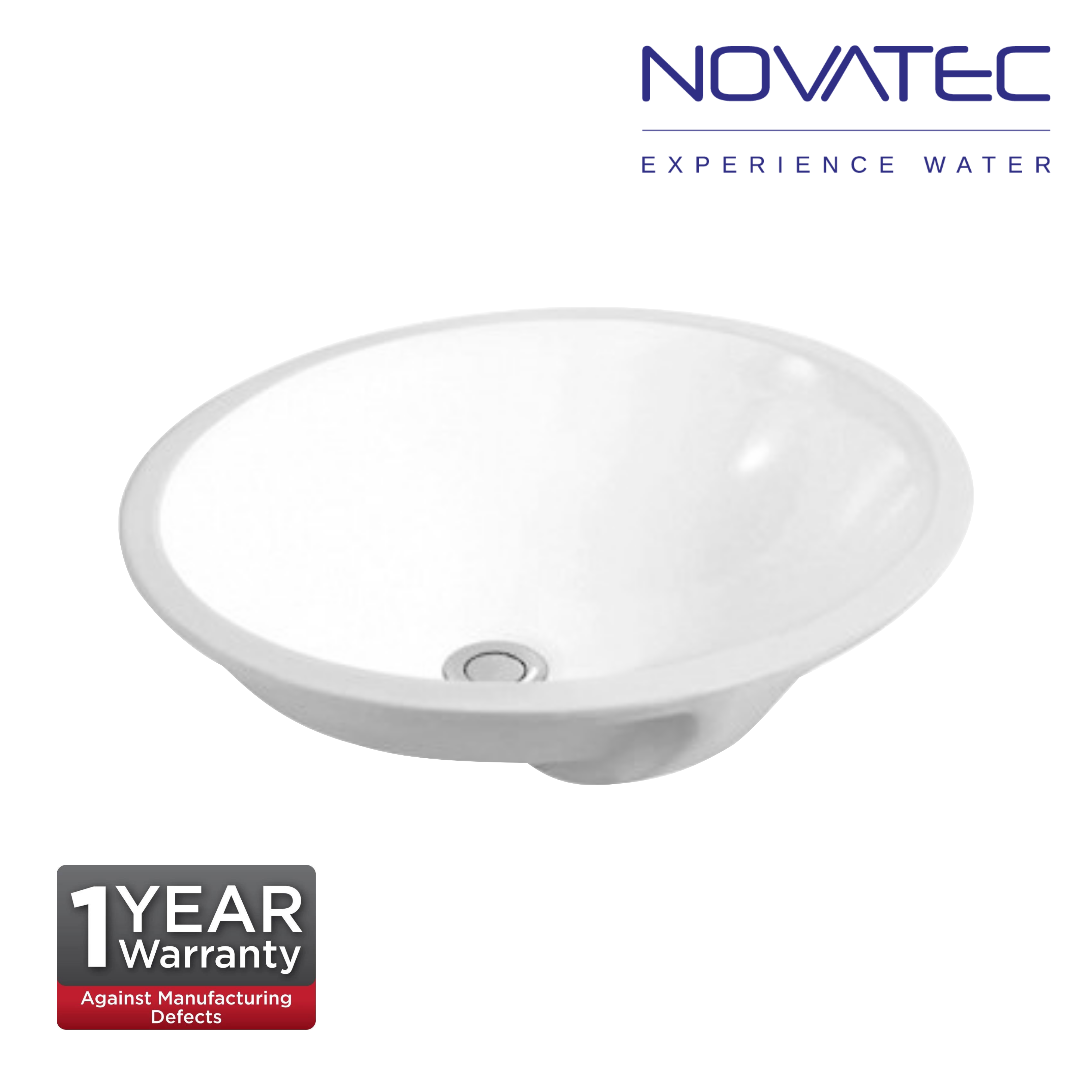 Novatec SW Icaria 570 Oval Under Counter Basin (UC6001)